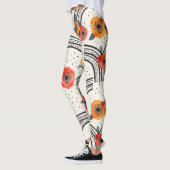 Fette Zitronenscheibenstreifen (2) Leggings (Links)