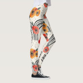 Fette Zitronenscheibenstreifen (2) Leggings (Rechts)