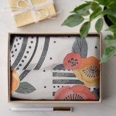 Fette Zitronenscheibenstreifen (9) Seidenpapier (Geschenk)