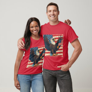 Fetter Amerikanischer Adler – 4. Juli Freiheitsdes T-Shirt