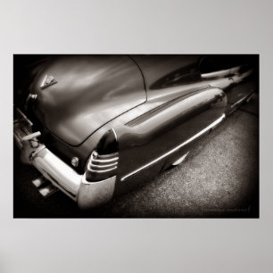Fetter Cadillac-Plakat-Druck Poster