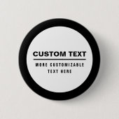 Fetter einfacher anpassbarer Textbaustein Button (Vorderseite)