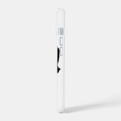 Fetter Fall, Katze Markierung iPhone 15 Hülle (Linke Seite)