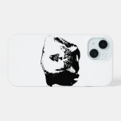 Fetter Fall, Katze Markierung iPhone 15 Hülle (Rückseite (Horizontal))