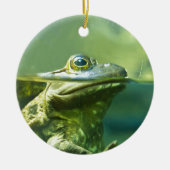 Fetter Frosch Keramik Ornament (Vorne)