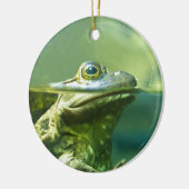 Fetter Frosch Keramik Ornament (Links)