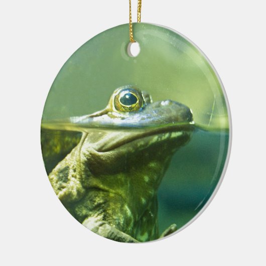 Fetter Frosch Keramik Ornament (Links)