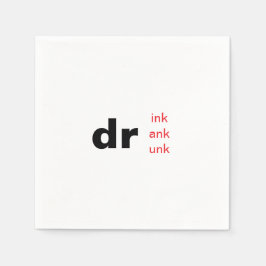 Fetter Grafik Drink Trank Betrunken Ende Wahl Cock Serviette