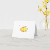 fetter Kürbis Karte (Gelbe Blume)