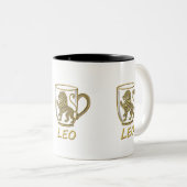 Fetter Löwe Zodiac Tasse (VorderseiteRechts)