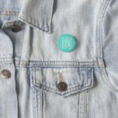 Fetter Moderner 3 Anfangsbuchstaben Monogramm | We Button (Beispiel)