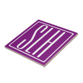 Fetter moderner 3 Anfangsbuchstaben Monogramm | We Fliese (Seite)
