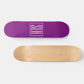 Fetter Moderner 3 Anfangsbuchstaben Monogramm | We Skateboard (Horizontal)