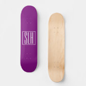 Fetter Moderner 3 Anfangsbuchstaben Monogramm | We Skateboard (Vorderseite)