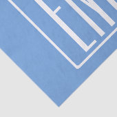 Fetter moderner 3-Buchstaben-Monogramm | Sanftes B Seidenpapier (Ausschnitt)