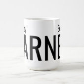 Fetter moderner personalisierter Name Kaffeetasse (Mittel)