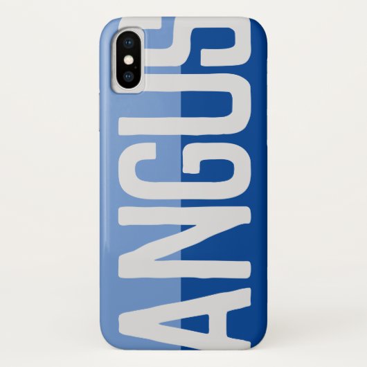 Fetter Name-Design. Case-Mate iPhone Hülle (Rückseite)