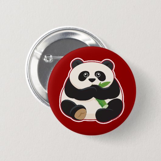 Fetter Panda Button (Vorne & Hinten)