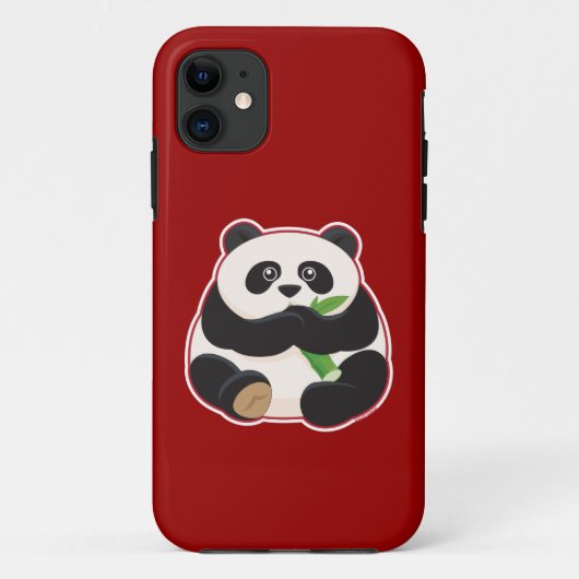 Fetter Panda Case-Mate iPhone Hülle (Rückseite)