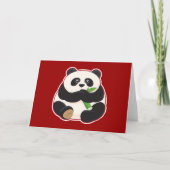 Fetter Panda Karte (Vorderseite)