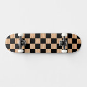 Fetter quadratischer Schachbrett-Skateboard-Deck-D Skateboard (Horizontal)