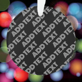 Fetter Retro-moderner Name oder Wortmuster Ornament