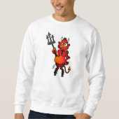 Fetter roter Teufel Sweatshirt (Vorderseite)