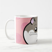 Fetter russischer zwergartiger Hamster Kaffeetasse (Links)