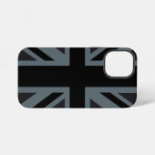 Fetter schwarzer Union Jack iPhone Hülle (Rückseite (Horizontal))