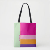 Fetter stilvoller schicker bunter Muster Theme  Tasche (Vorderseite)
