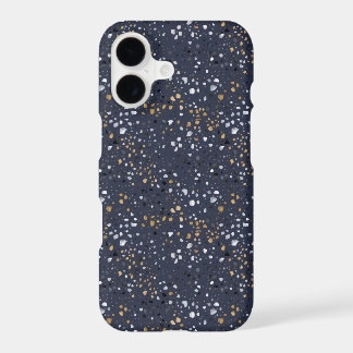 Fetter Terrazzo-Druck (Navy)
