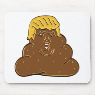 Fetter Trumpf Emoji kacken Mousepad