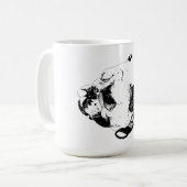 Fetter warmer Morgen Kaffeetasse (Vorderseite Links)