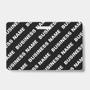 Fetter Wiederholbarer Editierbarer Name Einfach Ausweis