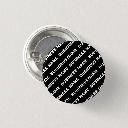 Fetter Wiederholbarer Editierbarer Name | Einfach Button (Vorne & Hinten)