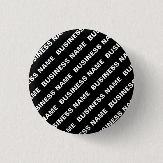 Fetter Wiederholbarer Editierbarer Name | Einfach Button (Vorderseite)