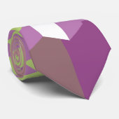 Fettes geometrisches Würfeldesign Krawatte (Gerollt)