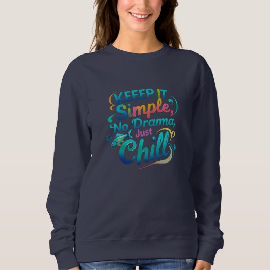 Fettes & Lustiges Basic Sweatshirt für Frauen (Vorderseite)