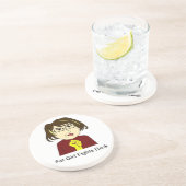 Fettes Mädchen bekämpft Untersetzer (Seite)