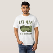 Fettes Mann-Armee-Grün T-Shirt (Vorne ganz)