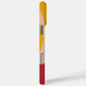 Fettes Retro-Abstraktes-Formen-Muster Case-Mate iPhone Hülle (Rückseite / Rechts)