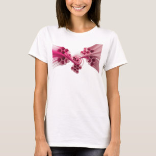 Fettes Rosa ABSTRACT ART Fashion-Druck T-Shirt