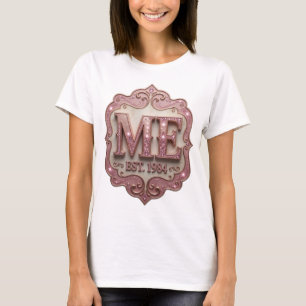 Fettes Rosa ABSTRACT ART Kunstprint T-Shirt