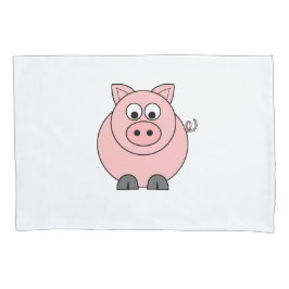 Fettes rosa Piggy Kissenbezug