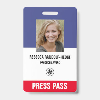 FETTES ROTES SONDEREREIGNIS-PRESSAUSWEIS - Foto-I. Ausweis