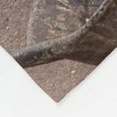 Fettes Schwein Fleecedecke (Ecke)