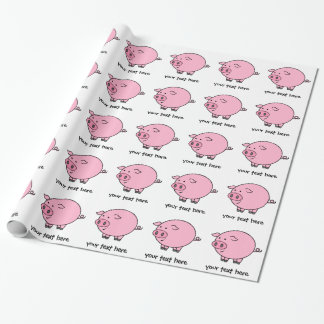 Fettes Schwein Geschenkpapier