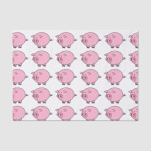 Fettes Schwein Seidenpapier
