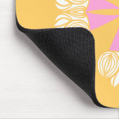 Fettes Sommerblumenbouquet auf Gold Mousepad (Ecke)