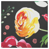Fettfarben - Blume - Kollaborationsmuster Stoff (Muster)